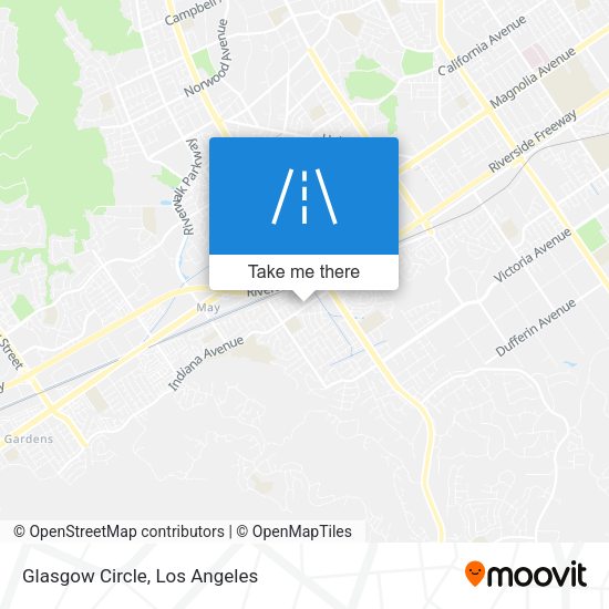 Mapa de Glasgow Circle