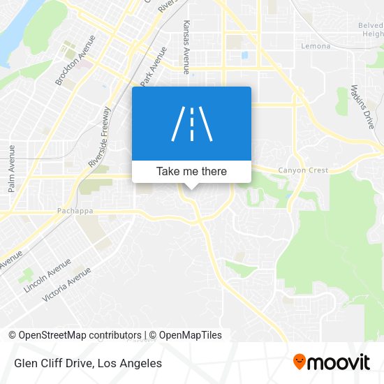 Glen Cliff Drive map
