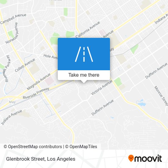 Glenbrook Street map