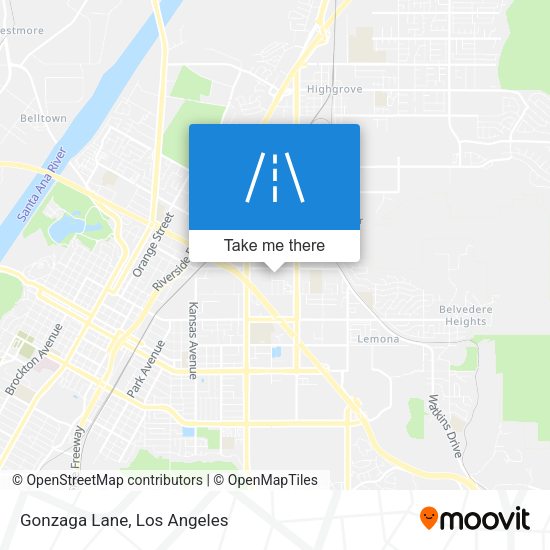Mapa de Gonzaga Lane