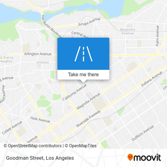 Mapa de Goodman Street