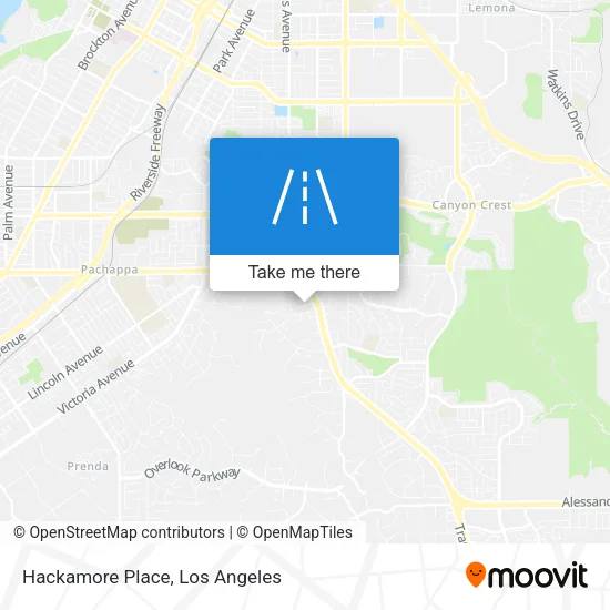 Mapa de Hackamore Place