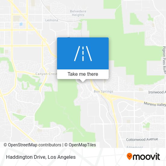Mapa de Haddington Drive