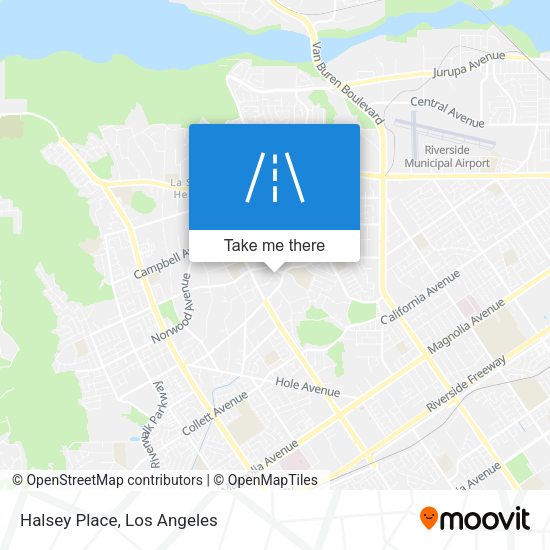 Mapa de Halsey Place