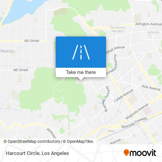 Harcourt Circle map