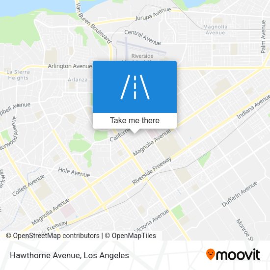 Mapa de Hawthorne Avenue