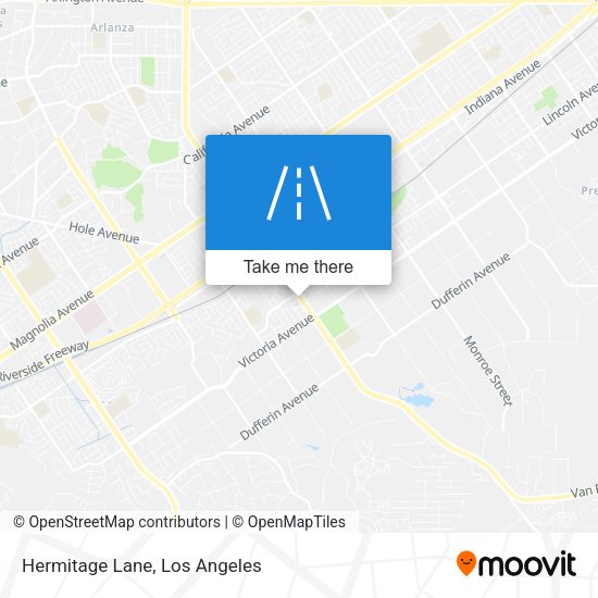 Hermitage Lane map