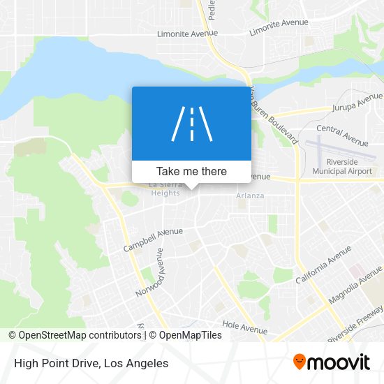 High Point Drive map