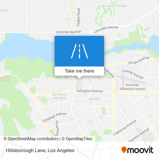 Hillsborough Lane map