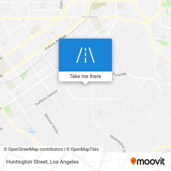 Mapa de Huntington Street