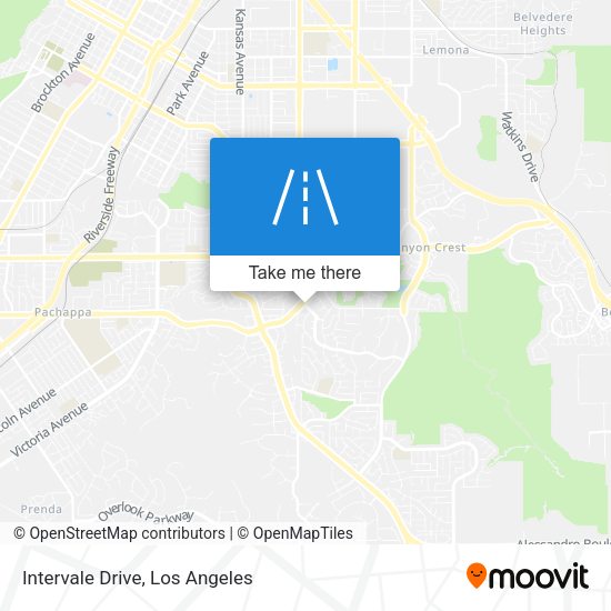 Mapa de Intervale Drive