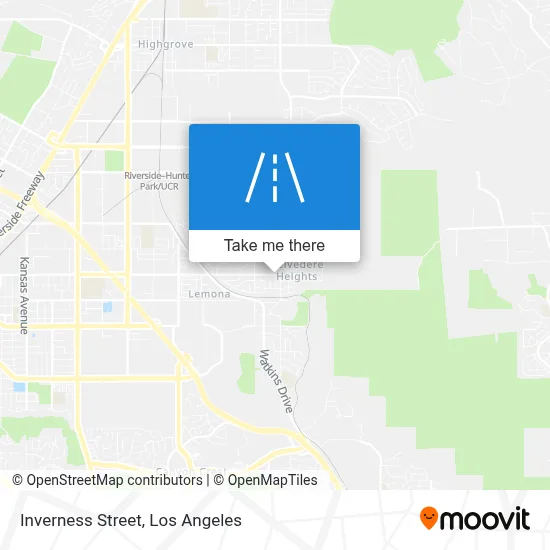 Inverness Street map