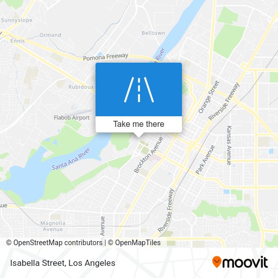 Mapa de Isabella Street