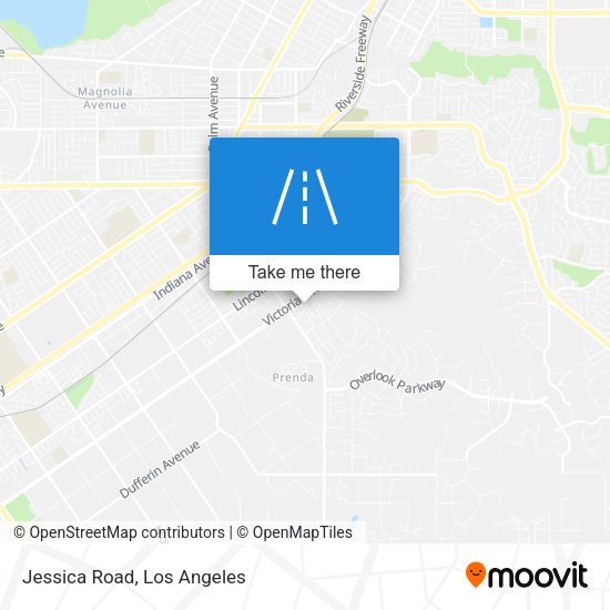 Mapa de Jessica Road