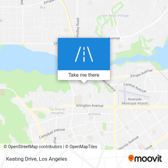 Mapa de Keating Drive