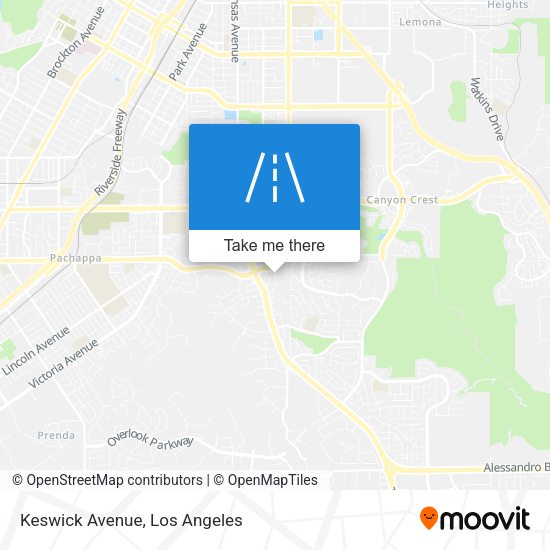 Mapa de Keswick Avenue