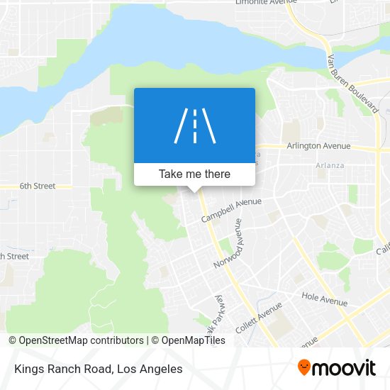 Mapa de Kings Ranch Road