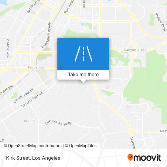 Mapa de Kirk Street