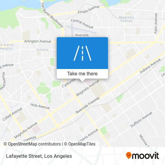 Lafayette Street map