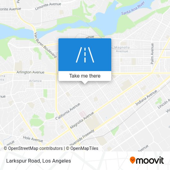 Mapa de Larkspur Road