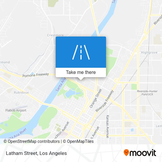 Mapa de Latham Street