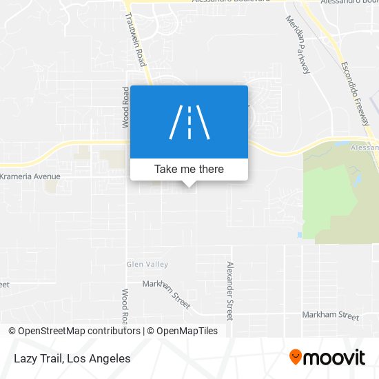 Mapa de Lazy Trail