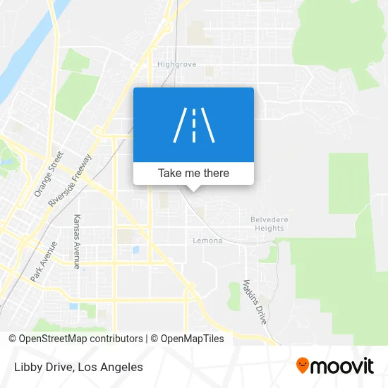 Libby Drive map