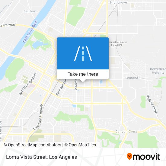 Loma Vista Street map