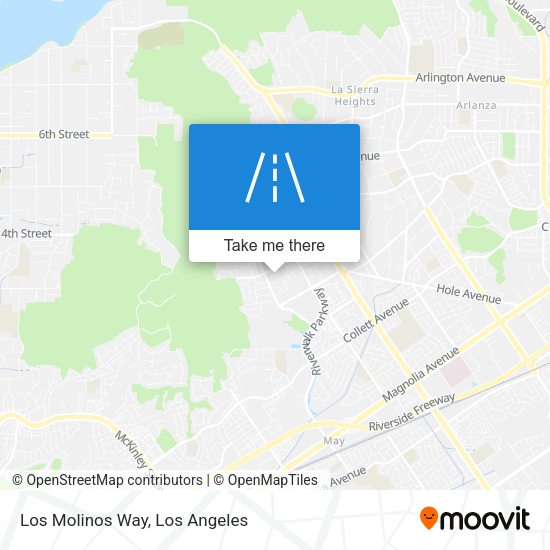 Mapa de Los Molinos Way