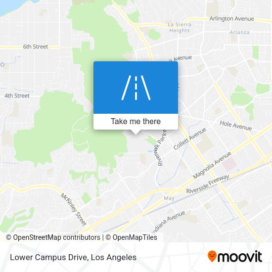 Lower Campus Drive map
