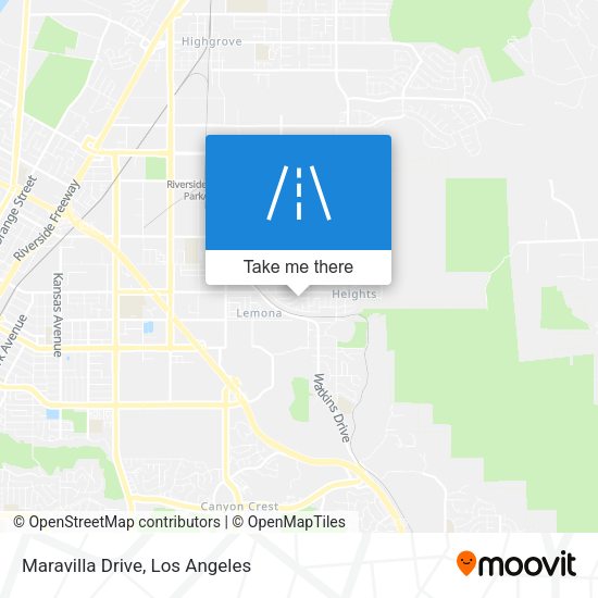 Mapa de Maravilla Drive