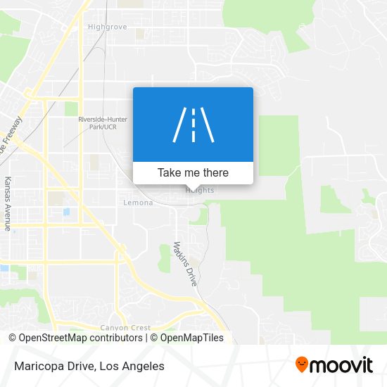Mapa de Maricopa Drive