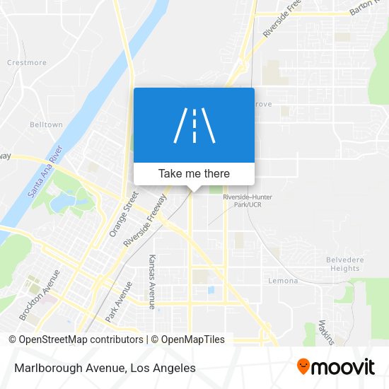 Mapa de Marlborough Avenue