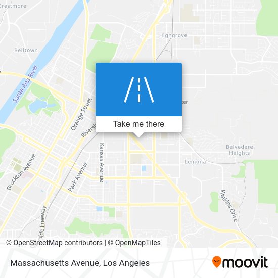 Mapa de Massachusetts Avenue