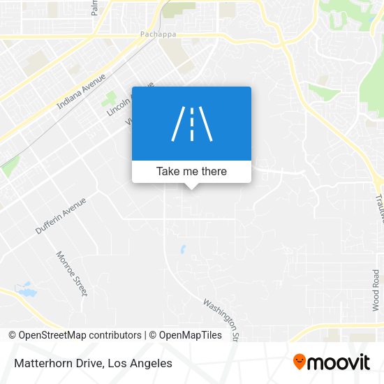 Matterhorn Drive map