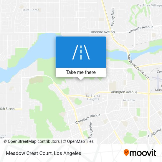 Mapa de Meadow Crest Court