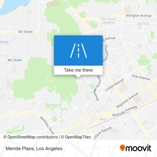 Mapa de Merida Place