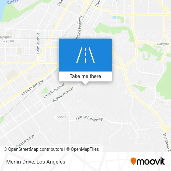Mapa de Merlin Drive