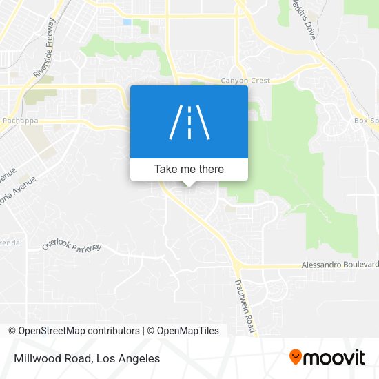 Mapa de Millwood Road