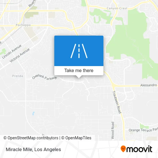 Miracle Mile map