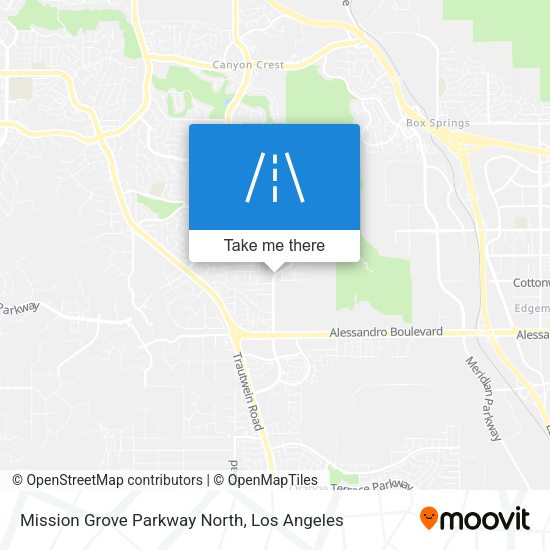 Mapa de Mission Grove Parkway North