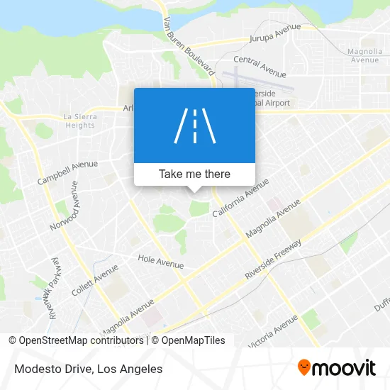 Modesto Drive map