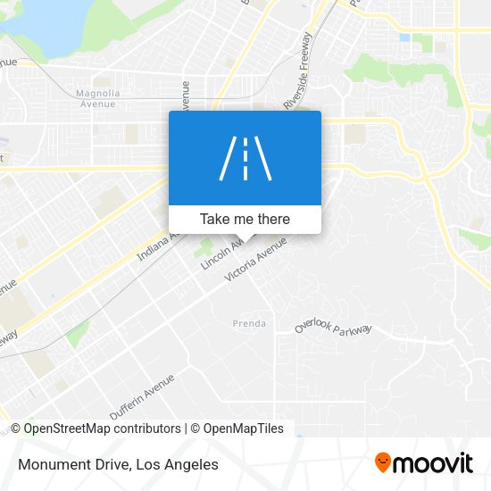 Mapa de Monument Drive