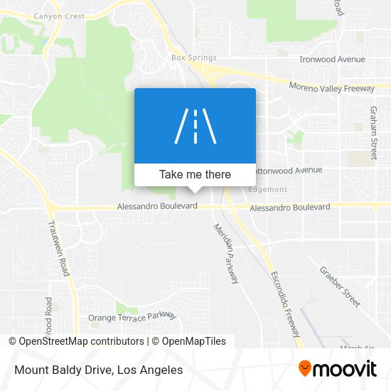 Mapa de Mount Baldy Drive