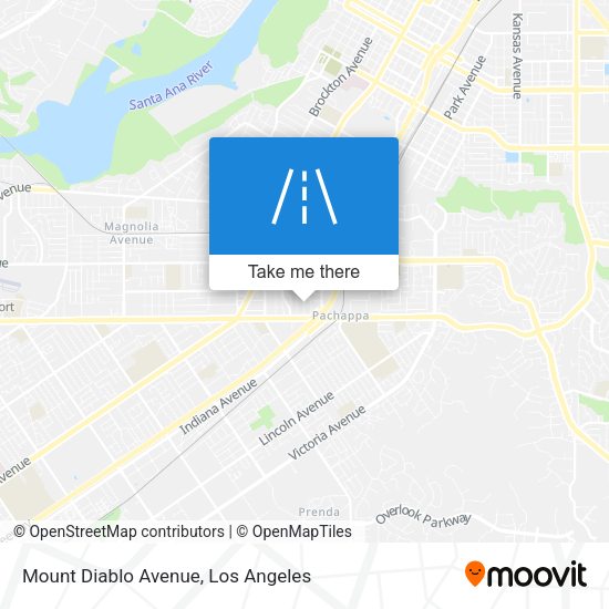Mapa de Mount Diablo Avenue
