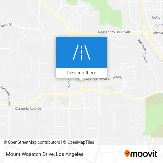 Mount Wasatch Drive map