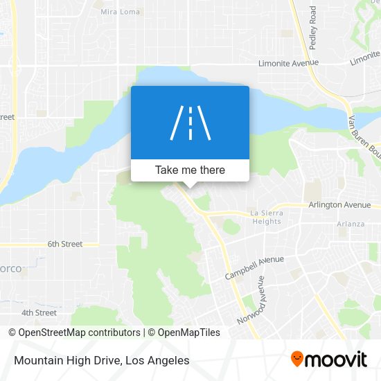 Mapa de Mountain High Drive