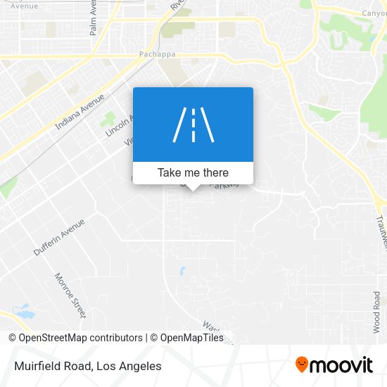 Mapa de Muirfield Road