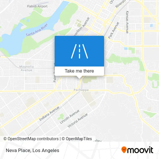 Neva Place map