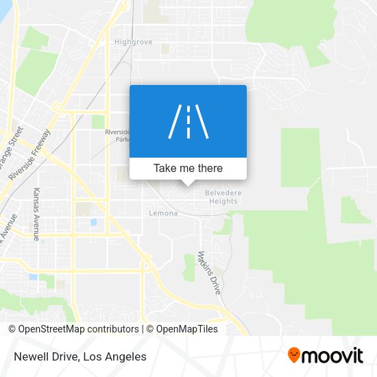 Mapa de Newell Drive